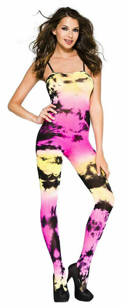 Tie-dye bodystocking