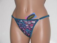 Flower Print Adjustable Thong
